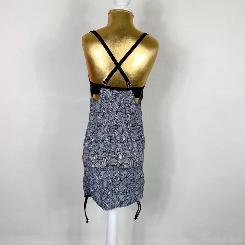 Athleta swim top gym workout abstract print 32B/C - Picture 6 of 7